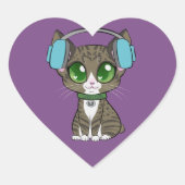 Sebastian Classic Heart Sticker (Vorderseite)