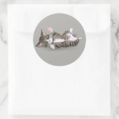 Sebastian Classic Round Sticker (Tasche)