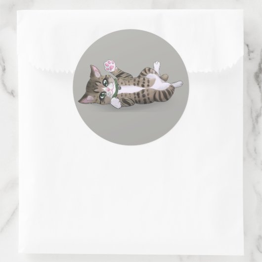 Sebastian Classic Round Sticker (Tasche)