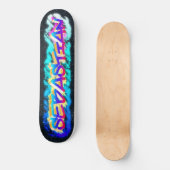 SEBASTIAN Customized Graffiti Skateboard (Vorderseite)