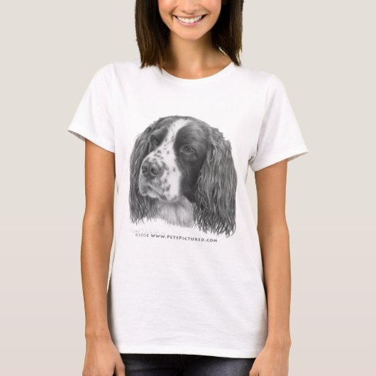 Sebastian, englischer SpringerSpaniel T-Shirt (Vorderseite)