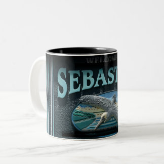Sebastian, FL-Tasse Zweifarbige Tasse