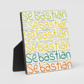 Sebastian Fotoplatte (Vorderseite)