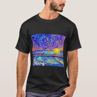 Sebastian Inlet Cotton Candy Sky T-Shirt