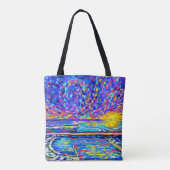 Sebastian Inlet Cotton Candy Sky Tasche (Rückseite)