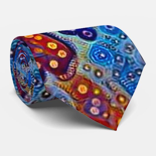 Sebastian Lava Lamp Gefärbte Krawatte Necktie (Gerollt)