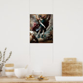 Sebastian Lopez de Arteaga Saint Michael Poster (Küche)
