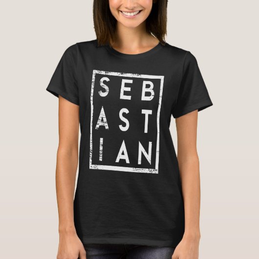Sebastian Minimalismus T-Shirt (Vorderseite)
