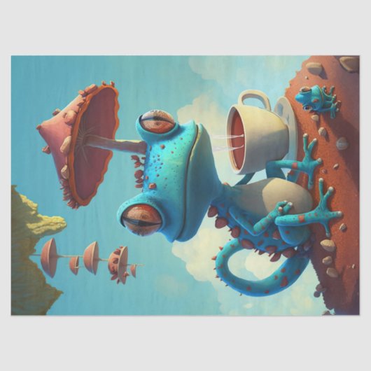 Sebastian Morgenkaffee, Lizard Seidenpapier (Vorderseite)