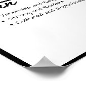 Sebastian, Personalisierte Bezeichnung für Junge Poster (Ecke)