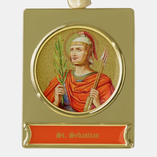 Sebastian (SNV 24) Banner-Ornament Gold (Vorderseite)