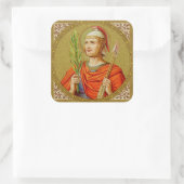 Sebastian (SNV 24) Quadratischer Aufkleber (Tasche)