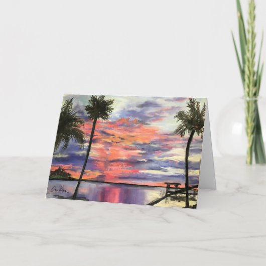 "Sebastian Sunrise" - Blankokarte Karte (Vorderseite)