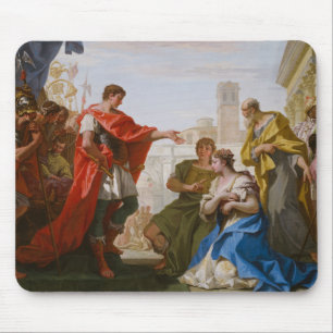 Sebastiano Ricci - Der Kontinent von Scipio Mousepad