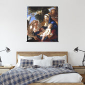 Sebastiano Ricci Die heilige Familie mit Engeln Leinwanddruck (Insitu (Schlafzimmer))