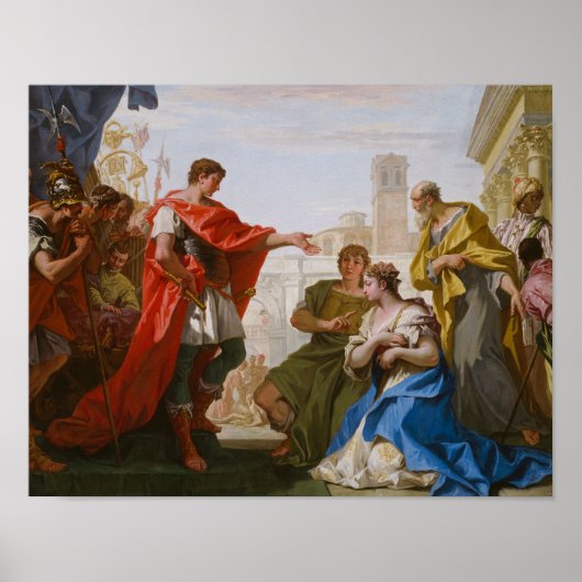 Sebastiano Ricci - The Continence of Scipio Poster (Vorne)