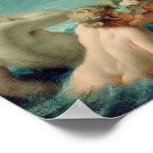 Sebastiano Ricci Triumph der Marine Venus Poster (Ecke)