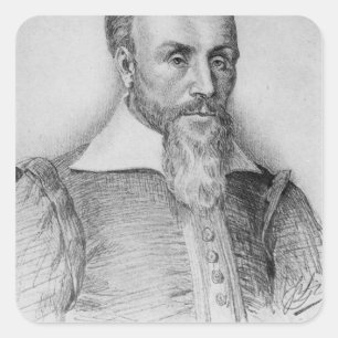 Sebastien Castellion Quadratischer Aufkleber