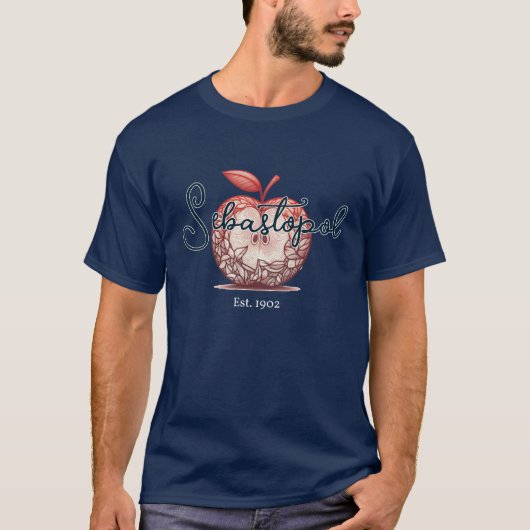 Sebastopol California Gravenstein Apple Fair T-Shirt (Vorderseite)