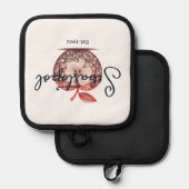 Sebastopol California Gravenstein Apple Fair Topflappen (Vorderseite/Rückseite)