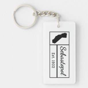 Sebastopol California Sonoma Gravenstein Apple Schlüsselanhänger