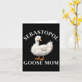 Sebastopol Gänse-Mama Karte (Gelbe Blume)
