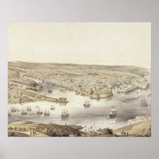 Sebastopol in all seiner Herrlichkeit, 1848, gravi Poster (Vorne)
