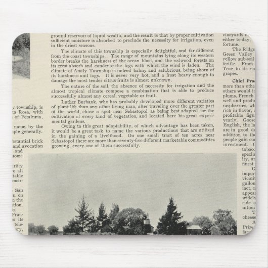 Sebastopol, Kalifornien Mousepad (Vorne)