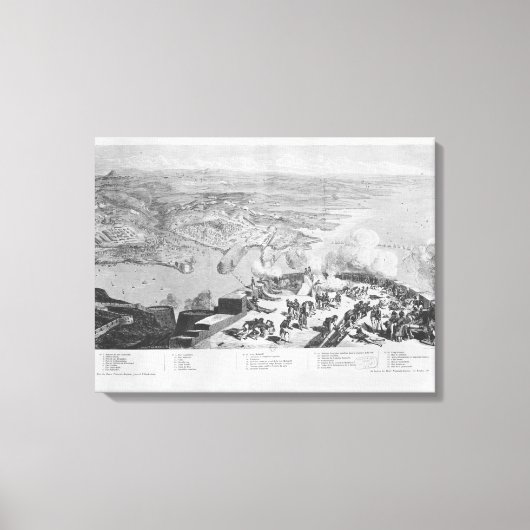 Sebastopol von Fort Constantin Leinwanddruck (Vorderseite)