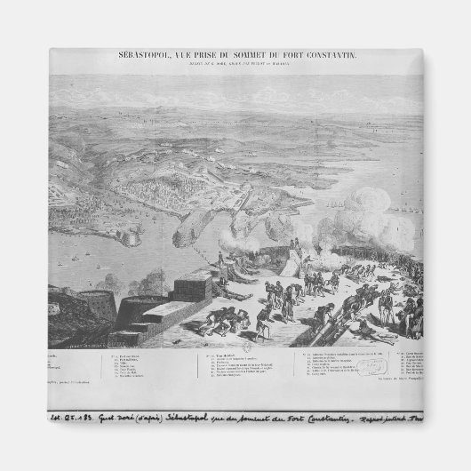 Sebastopol von Fort Constantin Magnet (Vorne)