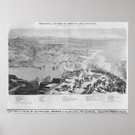 Sebastopol von Fort Constantin Poster (Vorne)
