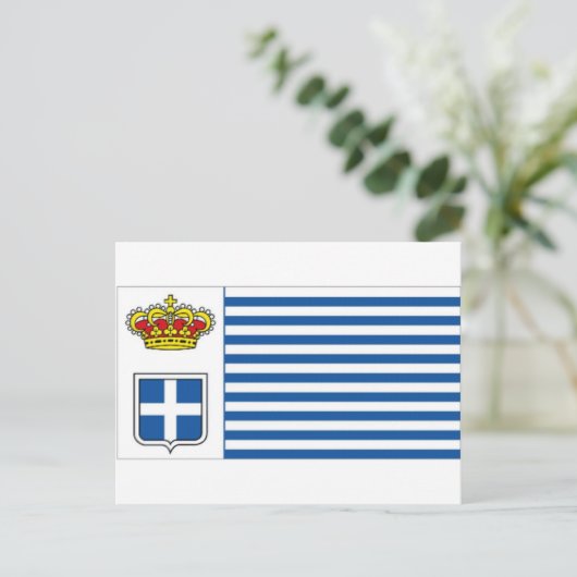 Seborga Flag Postkarte (Stehend Vorderseite)