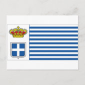 Seborga Flag Postkarte (Vorderseite)