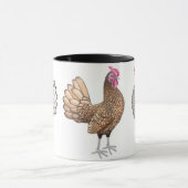 Sebright kleine Huhn-Wecker-Tasse Tasse (Zentrum)