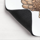 Sebright kleiner Hahn Mousepad (Ecke)