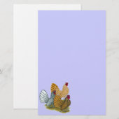 Sebright Rooster-Sortiment Briefpapier (Vorne/Hinten)