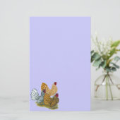 Sebright Rooster-Sortiment Briefpapier (Stehend Vorderseite)