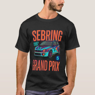 Sebring 1997 Vintage Grand Prix Rennposter T-Shirt