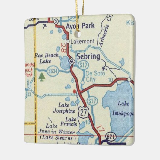 Sebring Florida Keramikornament (Links)