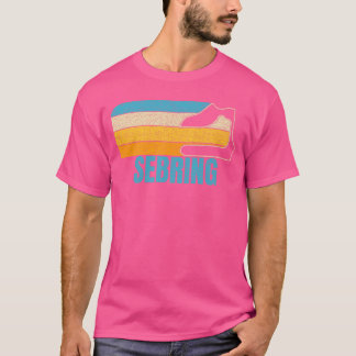Sebring Florida Motorsport Vintage Outline Mädchen T-Shirt
