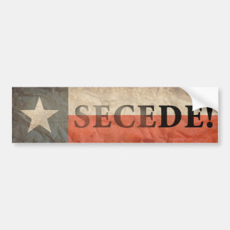 Secede! Autoaufkleber