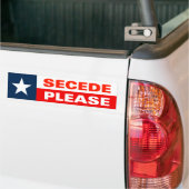 Secede, bitte autoaufkleber (Auf Lkw)