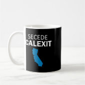 Secede Calexit T Shirt (politisches T-Shirt) Kaffeetasse (Links)