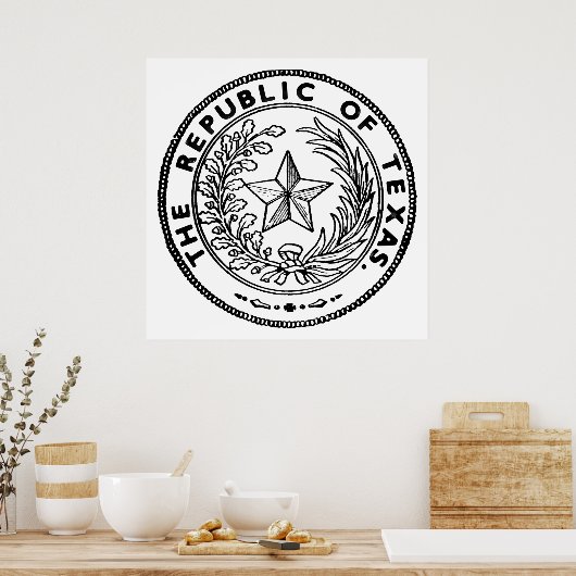 Secede Republic of Texas Poster (Küche)