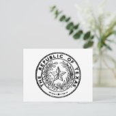 Secede Republic of Texas Postkarte (Stehend Vorderseite)