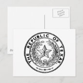 Secede Republic of Texas Postkarte (Vorne/Hinten)