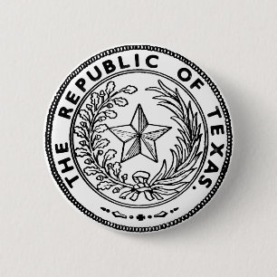 Secede Republik von Texas Button