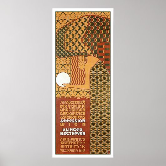 Secession Poster für die 14. Wiener Ausstellung, 1 (Vorne)