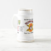 SECFOR RÄUBER STEIN BIERGLAS (Vorderseite Links)