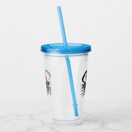 Sechs am Samstag.w Acryltrinkbecher (Links)